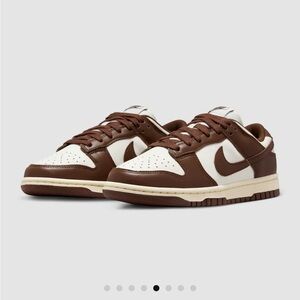 Nike Brown and White Dunks